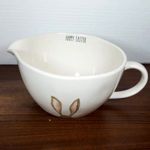 HUGE Rae Dunn Magenta Artisan Collection Planter Creamer Easter Off White 12x9x5